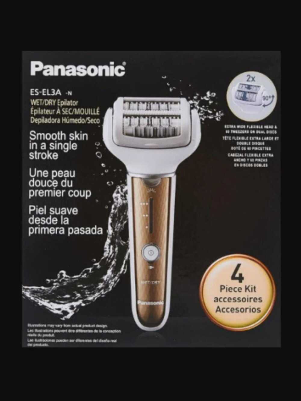 NIP Panasonic Cordless Wet/dry Epilator for Women